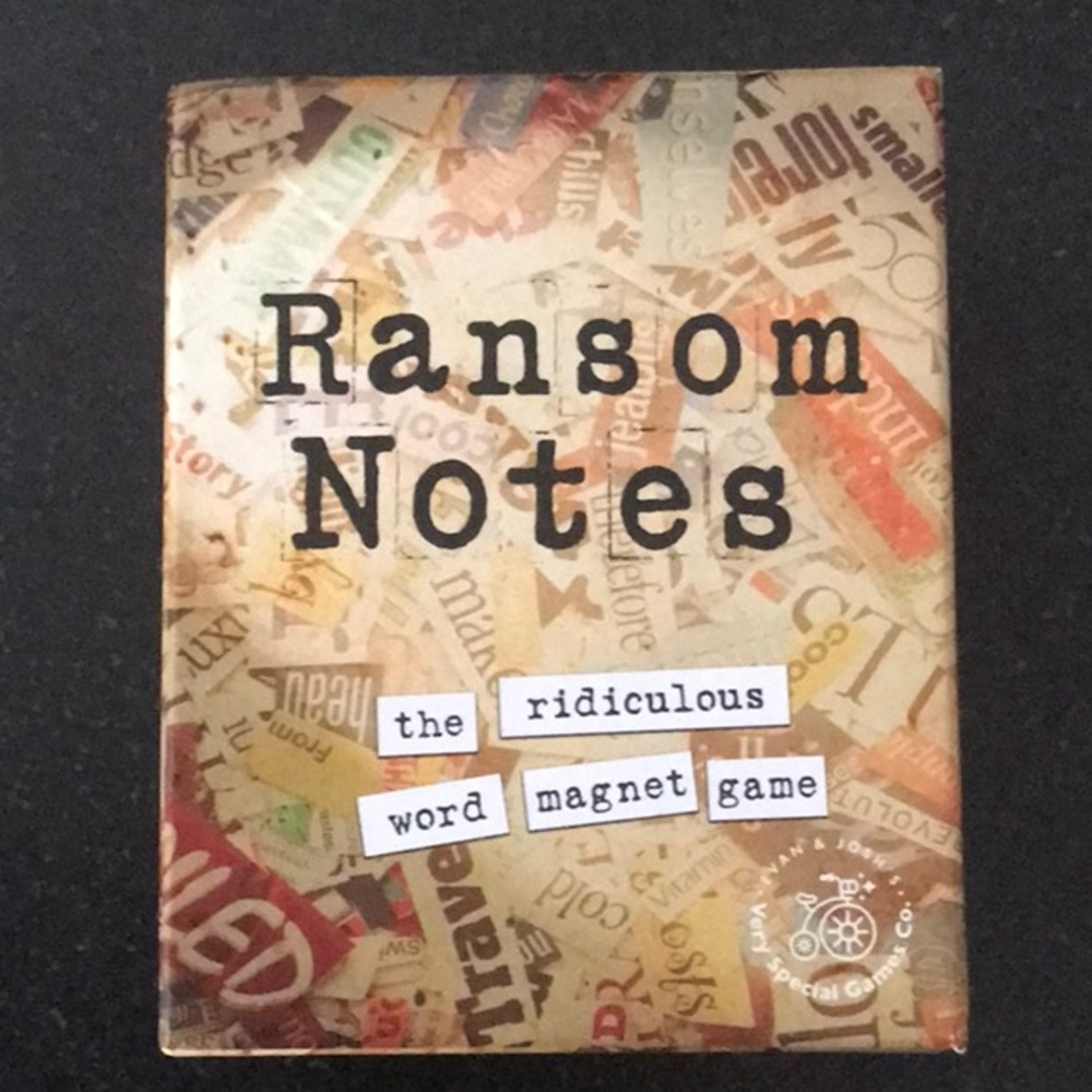 Ransom Notes- Magnet word game